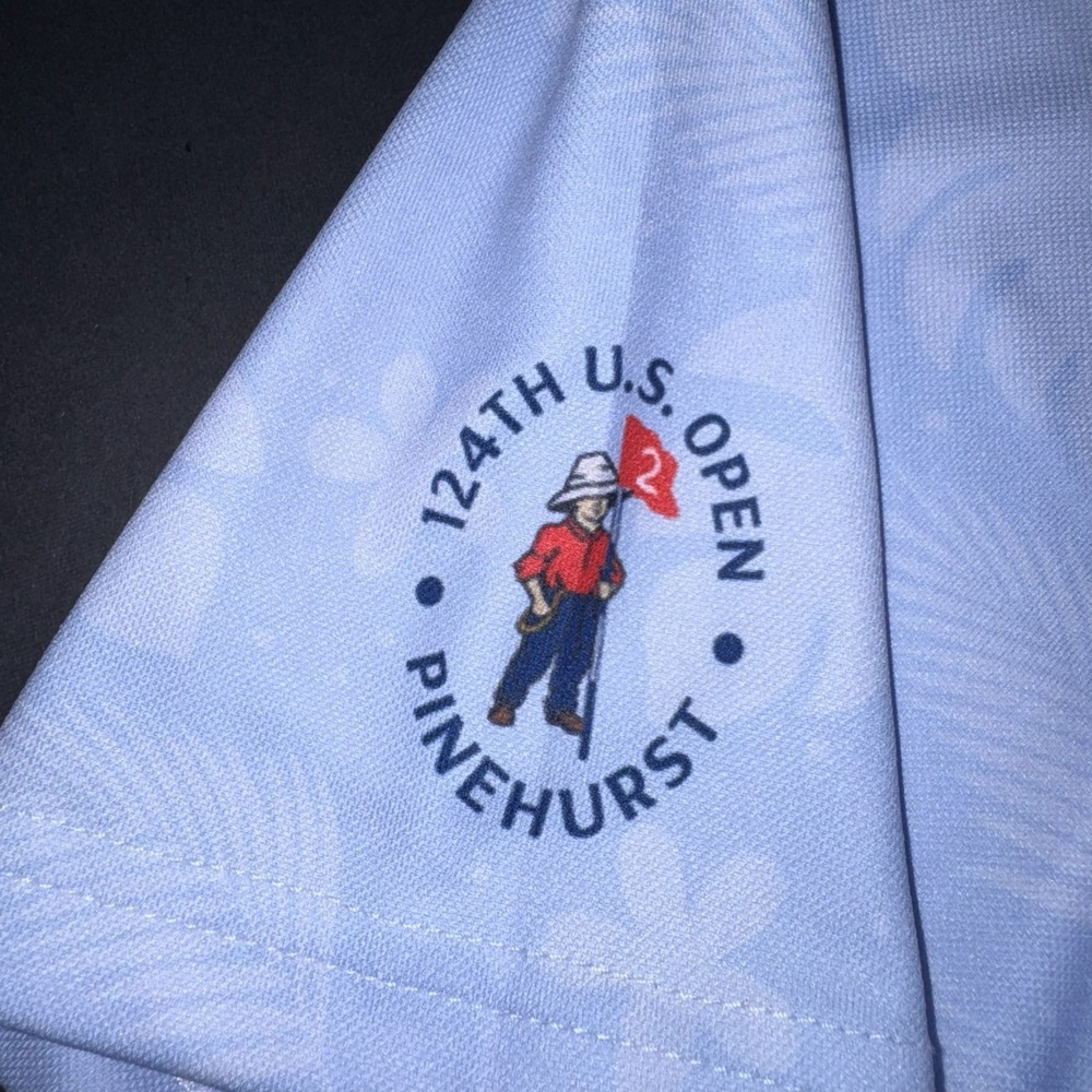 Men's Medium Callaway 124th U.S. Open Pinehurst PGA Tour Golf Polo Shirt - Picture 2 of 6